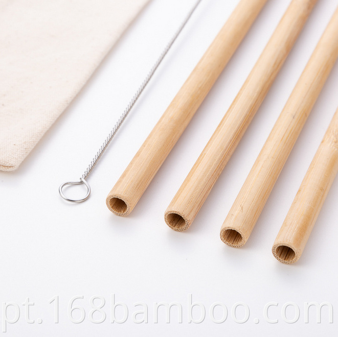 Natural bamboo straw